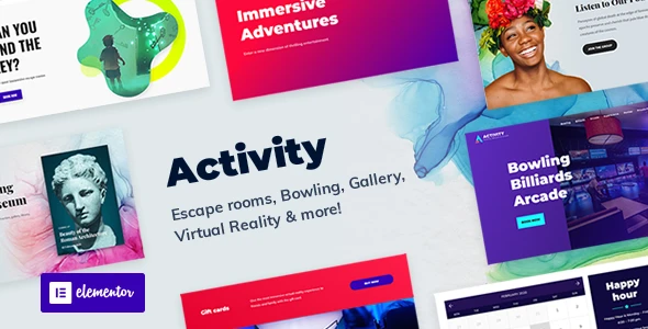 Activity – Booking WordPress Theme
